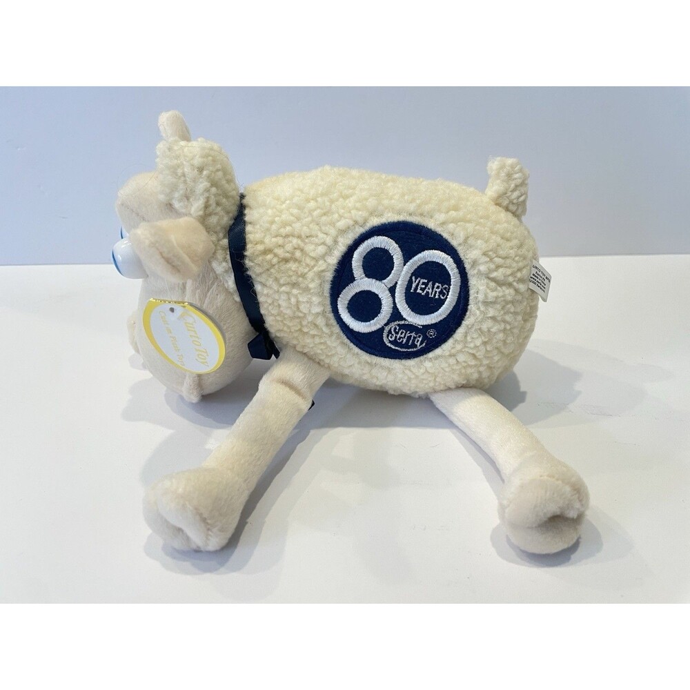 2000 80 Years Anniversary Serta Mattress Counting Sheep Lamb Plush Stuffed New